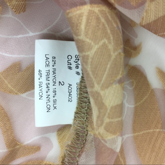 Anthro Catherine Malandrino burnout lace empire top S XS - Picture 7 of 9